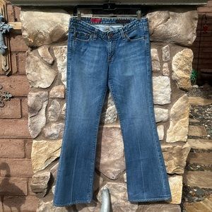 AG Adriano Goldschmied Blue Flare Jeans